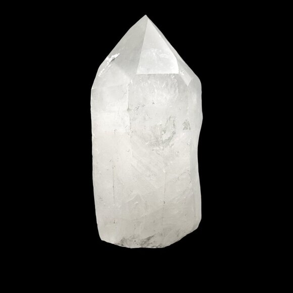 6" Clear Quartz Crystal Polished Point – Elevate Your Space with Positive Energy - Picture 1 of 9